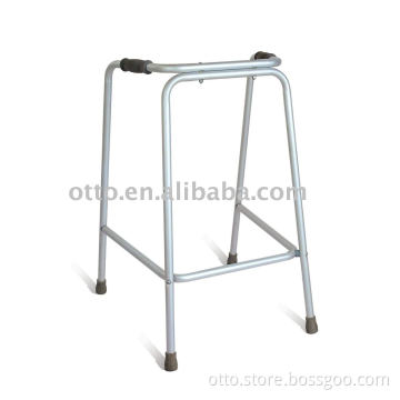 aluminum fixed walker with wheels